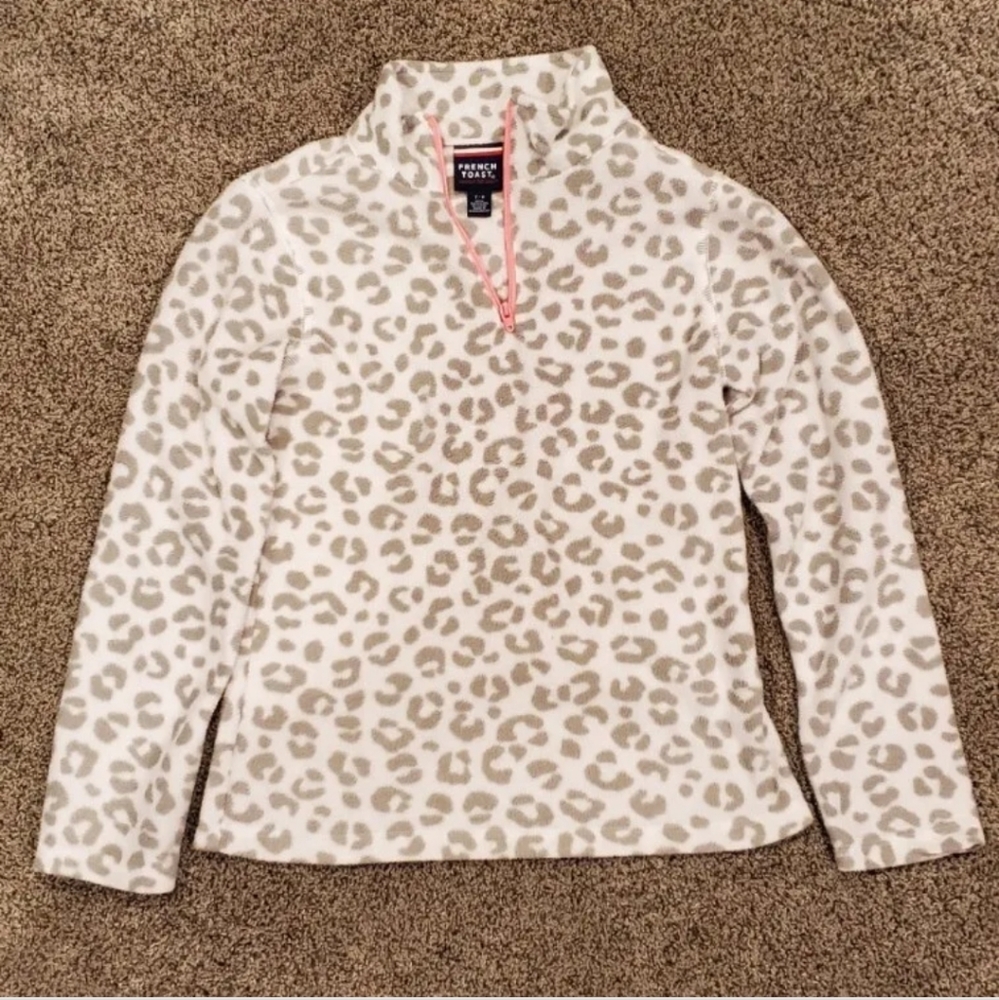 French Toast Girls 1/4 Zip Pullover Size 7/8